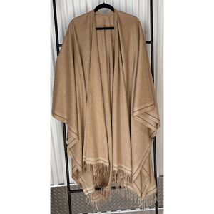 Worth Women's Beige Cashmere Shawl Wrap
